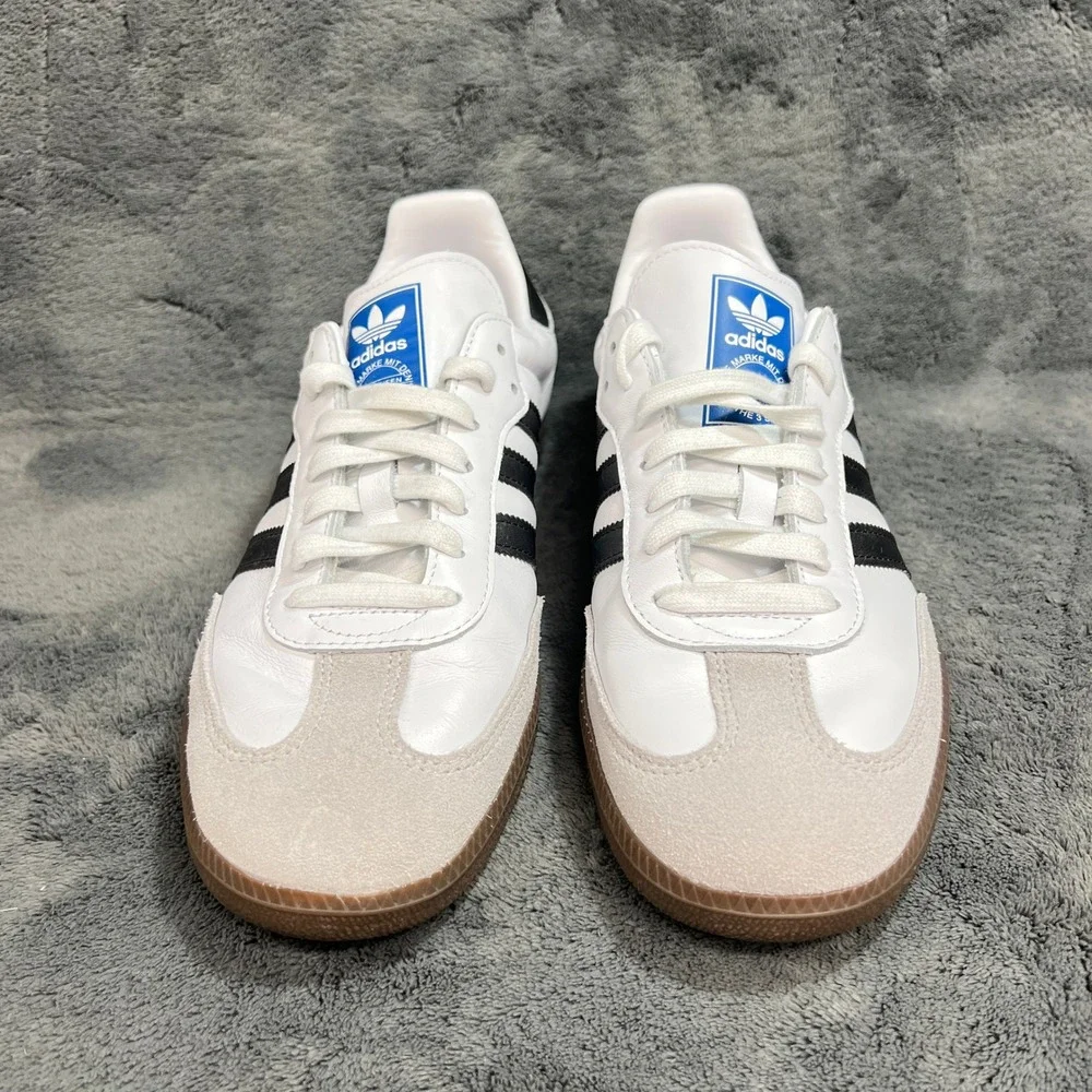 Adidas Samba OG Cloud White Core Black Gum B75806 Mens Size 10 Low Top Sneakers